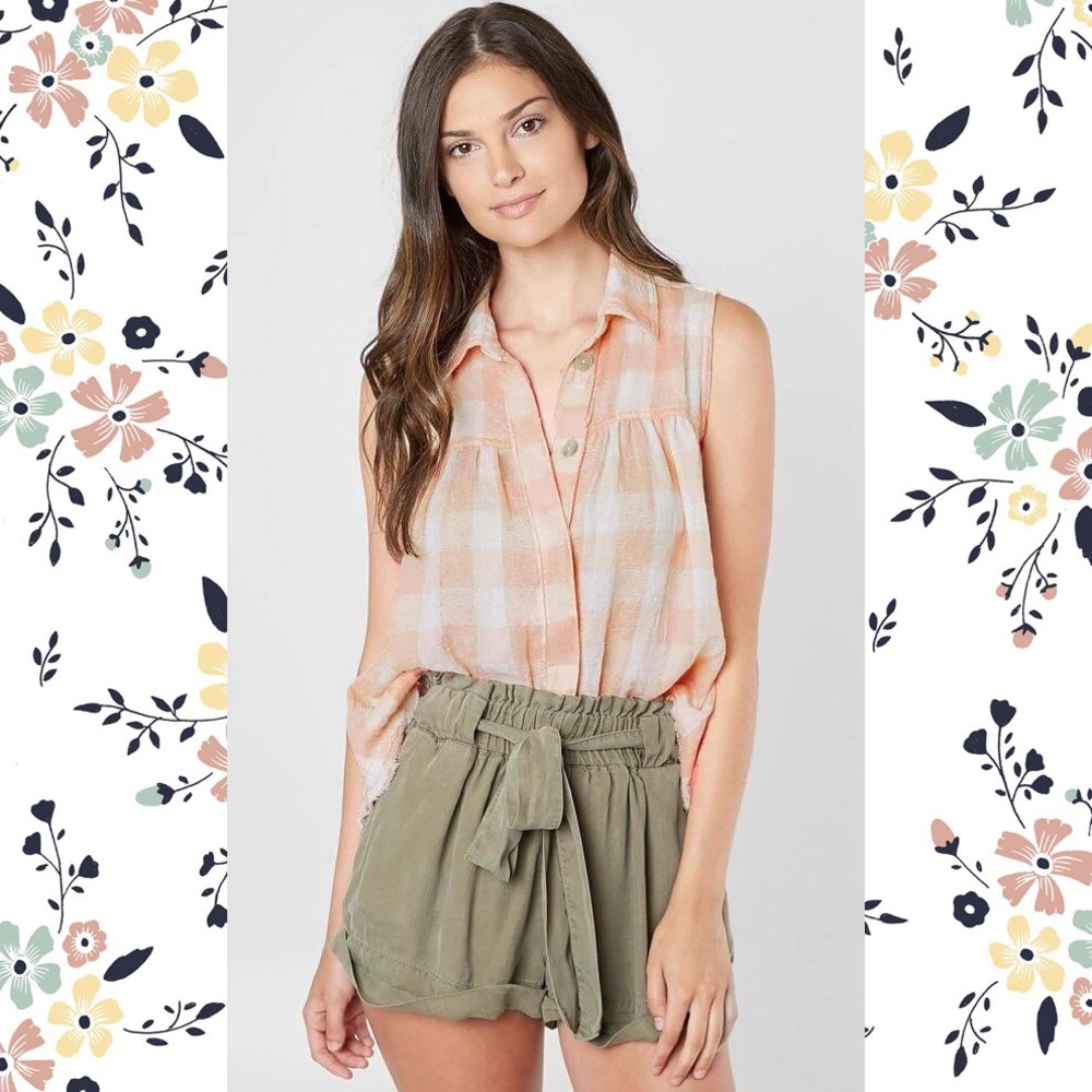 EUC Free People Hey There Sunrise Top, Sz M